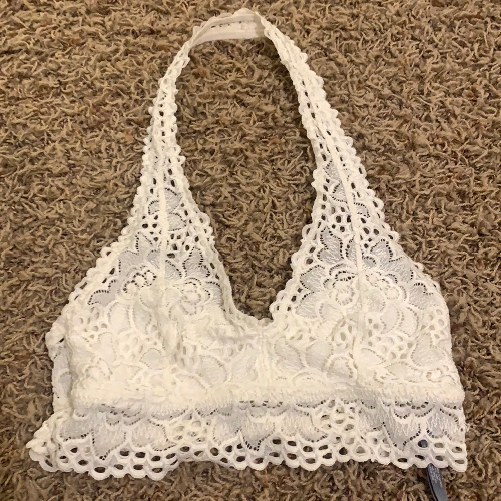 Aerie White Lace Bralette